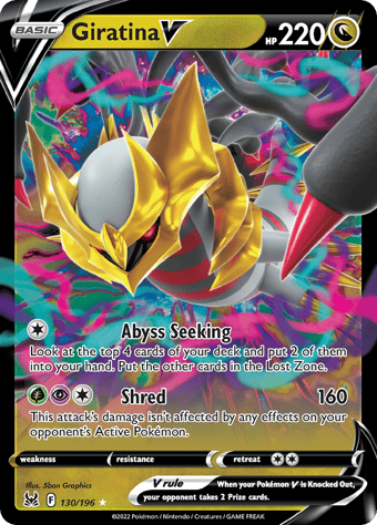 Giratina V Lost Origin Pokemon Card