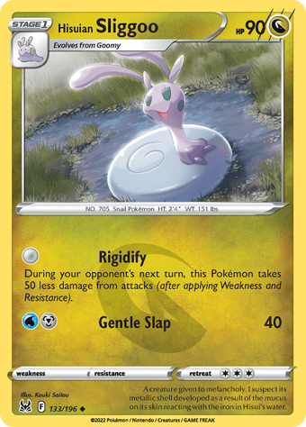 Hisuian Sliggoo Lost Origin Pokemon Card