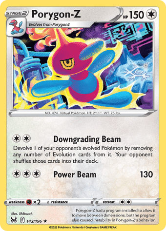 Porygon-Z Lost Origin Pokemon Card