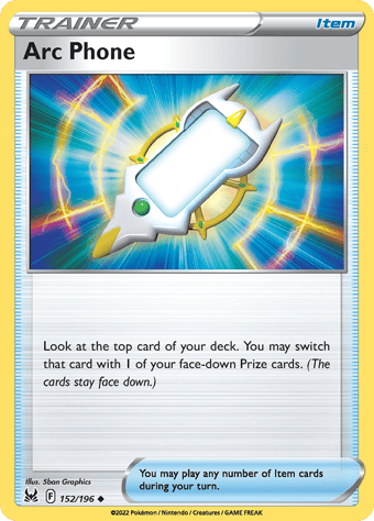 Arc Phone Lost Origin Pokemon Card