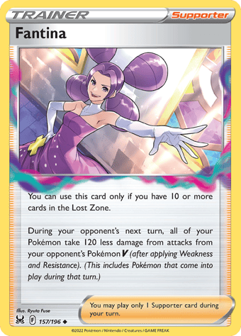 Fantina Lost Origin Pokemon Card