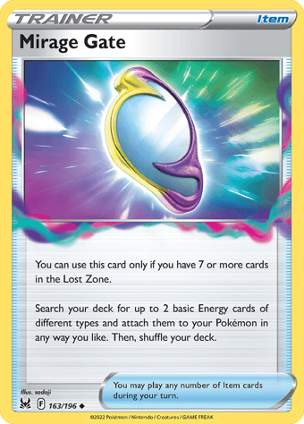 Mirage Gate Lost Origin Pokemon Card