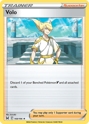 Volo Lost Origin Pokemon Card