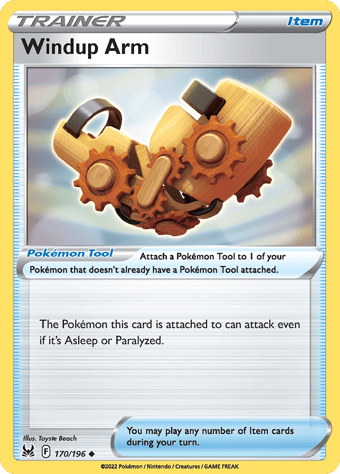 Windup Arm Lost Origin Pokemon Card