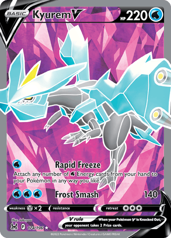 Kyurem V Lost Origin Pokemon Card