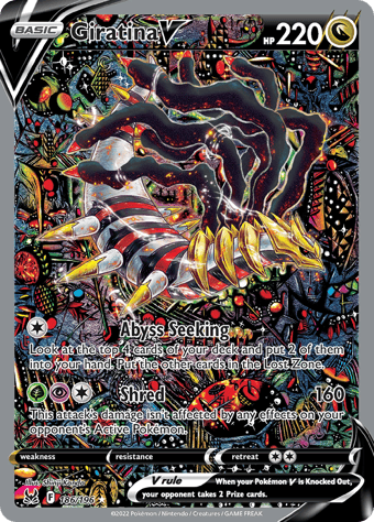 Giratina V Lost Origin Pokemon Card