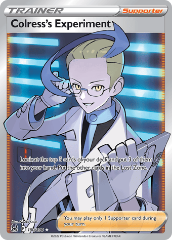 Colress's Experiment Lost Origin Pokemon Card
