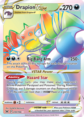 Drapion VSTAR Lost Origin Pokemon Card