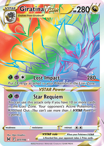 Giratina VSTAR Lost Origin Pokemon Card