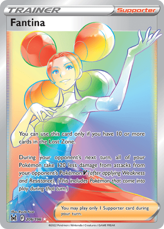 Fantina Lost Origin Pokemon Card