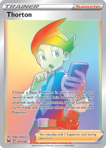 Thorton Lost Origin Pokemon Card