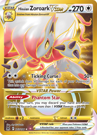 Hiruisan Zoroark VSTAR Lost Origin Pokemon Card