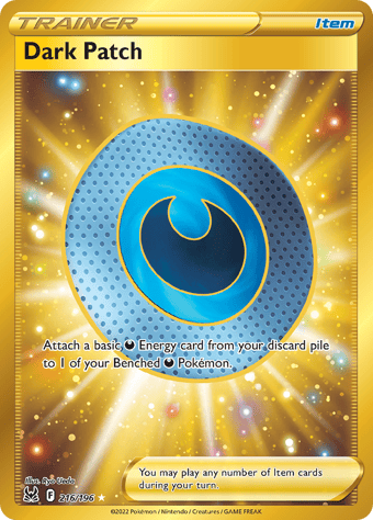Dark Patch Lost Origin Pokemon Card