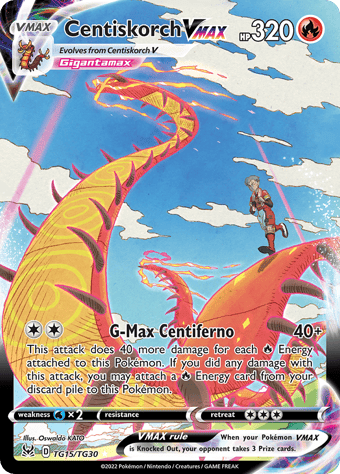 Centiskorch VMAX Lost Origin Pokemon Card