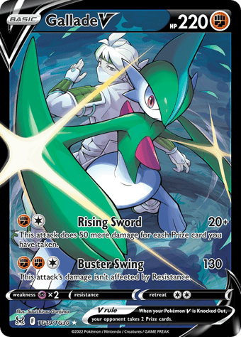 Gallade V Lost Origin Pokemon Card