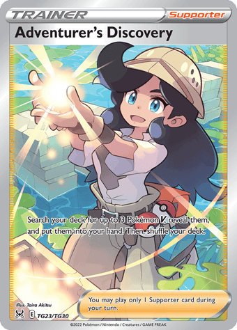 Adventurer's Discovery Lost Origin Pokemon Card