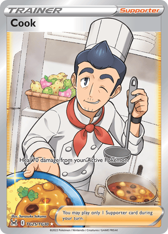 Cook Lost Origin Pokemon Card