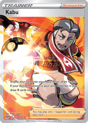 Kabu Lost Origin Pokemon Card