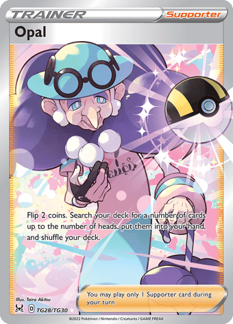Opal Lost Origin Pokemon Card