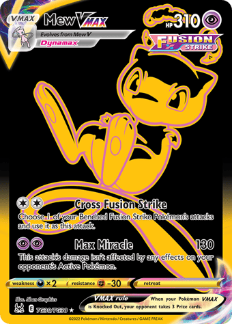 Mew VMAX Lost Origin Pokemon Card