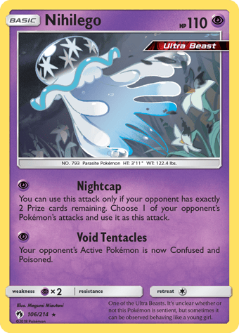 Nihilego Lost Thunder Pokemon Card
