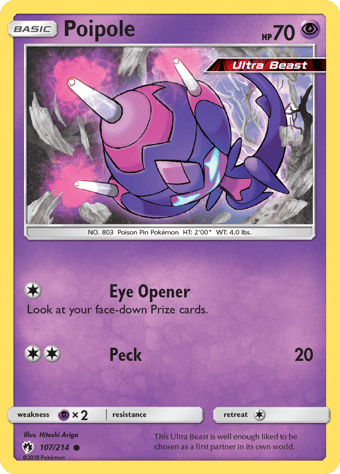 Poipole Lost Thunder Pokemon Card
