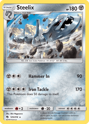 Steelix Lost Thunder Pokemon Card