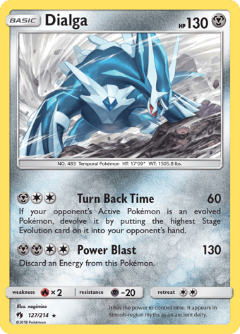 Dialga Lost Thunder Pokemon Card
