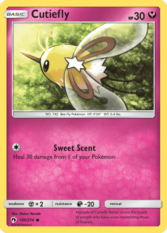 Cutiefly Lost Thunder Pokemon Card