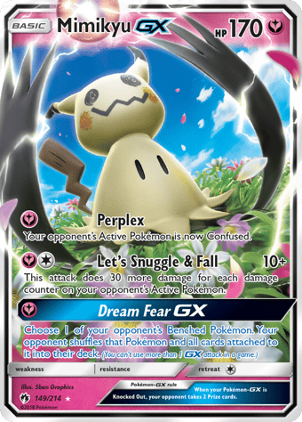 Mimikyu-GX Lost Thunder Pokemon Card