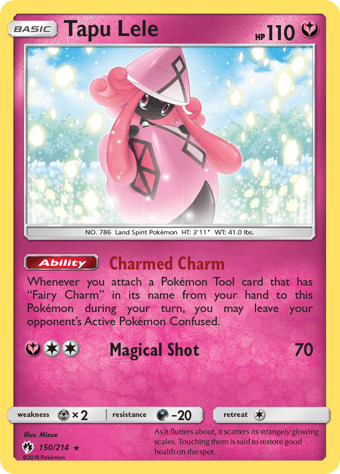 Tapu Lele Lost Thunder Pokemon Card