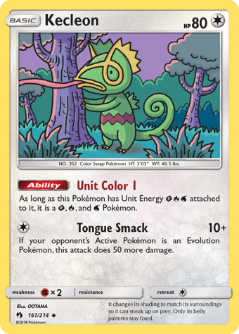 Kecleon Lost Thunder Pokemon Card