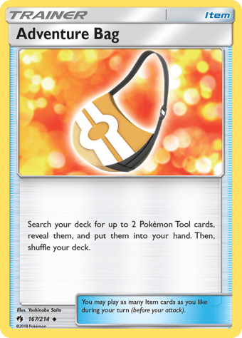 Adventure Bag Lost Thunder Pokemon Card
