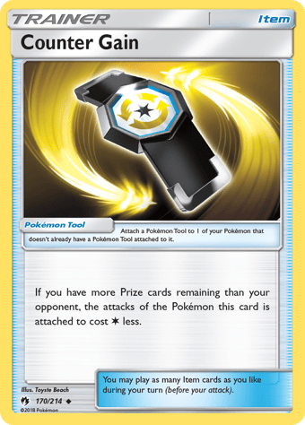 Counter Gain Lost Thunder Pokemon Card