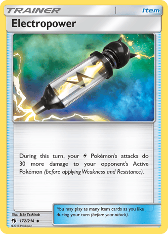 Electropower Lost Thunder Pokemon Card
