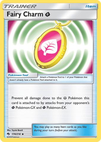 Fairy Charm Grass Lost Thunder Pokemon Card