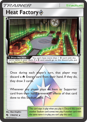 Heat Factory ◇ Lost Thunder Pokemon Card