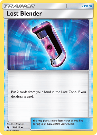 Lost Blender Lost Thunder Pokemon Card