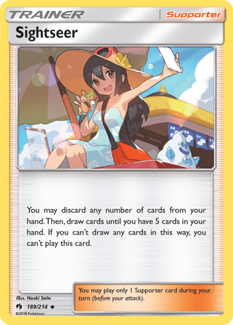 Sightseer Lost Thunder Pokemon Card