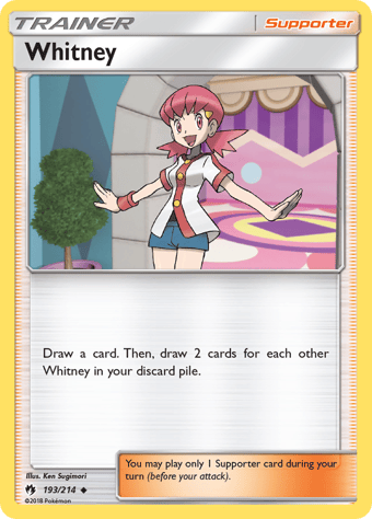 Whitney Lost Thunder Pokemon Card