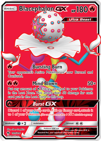Blacephalon-GX Lost Thunder Pokemon Card