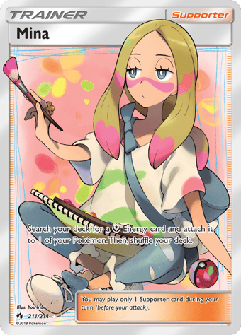 Mina Lost Thunder Pokemon Card