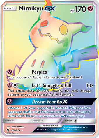 Mimikyu-GX Lost Thunder Pokemon Card