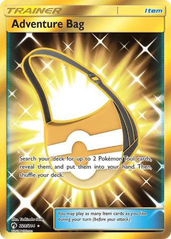 Adventure Bag Lost Thunder Pokemon Card
