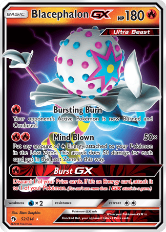 Blacephalon-GX Lost Thunder Pokemon Card