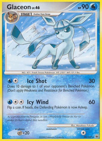 Glaceon Majestic Dawn Pokemon Card