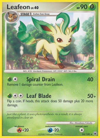 Leafeon Majestic Dawn Pokemon Card