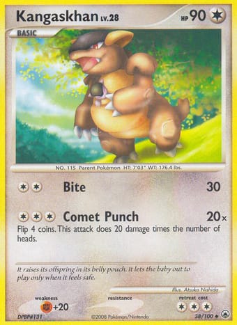 Kangaskhan Majestic Dawn Pokemon Card