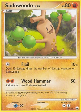 Sudowoodo Majestic Dawn Pokemon Card
