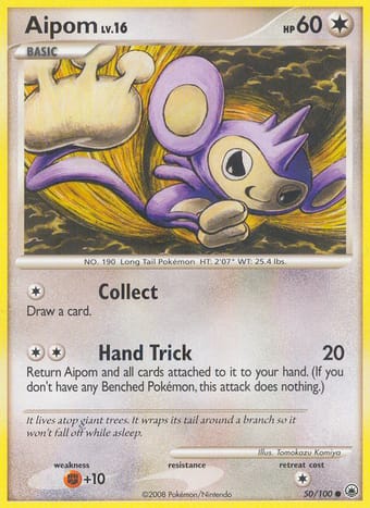 Aipom Majestic Dawn Pokemon Card